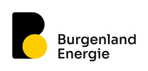 Das Logo von Burgenland Energie zeigt einen gelben Kreis mit einem schwarzen Buchstaben B in der Mitte auf weißem Hintergrund.