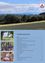 Ein Flyer für eine lokale Gemeinschaft mit verschiedenen Abschnitten und Bildern. Das Bild zeigt ein grünes Feld und Bäume, ein Lavendelfeld und ein Dorf. Es enthält ein Inhaltsverzeichnis mit Überschriften wie 'Leitartikel' und 'Bauhofmitarbeiter - Stellenausschreibung'. Der Flyer hat auch eine Überschrift 'Inhaltsverzeichnis'.