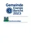 Titel 'Energie Bericht 2023' mit Logo und Symbol. Darunter steht der Text 'Wartmannstetten'.