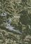 Luftbild des Hollenthal-Stausee in Österreich, mit umliegender Landschaft und geografischen Markierungen.