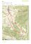 Eine Wanderwegkarte mit einer roten Linie, die die Route anzeigt. Verschiedene Orte, Höhen und Wege sind markiert. Die rote Linie beginnt bei Wiesenmath und endet bei Schwarzwald.
