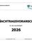 Poster zeigt die Feldkirchen in Kärnten. Es trägt den Titel '1. Nachttragsvoranschlag für das Haushaltsjahr 2026'. Es enthält auch die Bevölkerungszahl vom 31.10.2024.