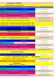Eine Tabelle, die den Trainingsplan für Juni 2026 zeigt, einschließlich Zeiten, Namen der Trainer und spezifischer Aktivitäten.