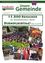 Plakat für den Dirndltag in Frankenfels, Österreich, mit einer Menschenmenge, Feuerwehrleuten und einer Collage von Bildern.