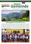 Ein Flyer für das Frohes Osterfest 2018 Event, mit einer malerischen Berglandschaft und einem Gruppenfoto von Familien mit Neugeborenen. Der Flyer enthält Informationen über die Veranstaltung und eine Willkommensbotschaft für 26 Babys, die 2017 geboren wurden.