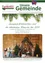 Eine festliche Weihnachtskarte des Gemeinderats von Frankenfels, die eine Krippe mit Krippe, Weihnachtsbäumen und Figuren von Maria, Josef und Baby Jesus unter einem Baldachin aus Tannenzweigen zeigt. Die Karte wünscht allen das Beste für 2021.
