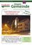 Ein Flyer der Gemeinde Frankenfels vom März 2021 zeigt eine verschneite Szene mit einem beleuchteten Weihnachtsbaum, einem Uhrturm und einem Gebäude im Hintergrund. Der Flyer wünscht den Lesern ein frohes Weihnachtsfest und ein glückliches neues Jahr.
