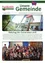 Amtliche Nachrichten der Marktgemeinde Frankenfels, Ausgabe 01/2019. Eine Gruppenaufnahme von Eltern und Neugeborenen vor dem Rathaus und einem Uhrturm. Die Bildunterschrift lautet 'Babytag der Generation 2018'.