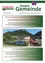 Amtliche Nachrichten der Marktgemeinde Frankenfels, Ausgabe 02/2023, mit einem Bild eines Gemeinschaftspools und einer malerischen Dorflandschaft. Die Botschaft wünscht einen schönen Sommer, viele sonnige Sommertage und eine gute Ernte.
