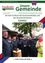 Eine Gruppe von Feuerwehrleuten in Uniform, die lächeln und Getränke in der Hand halten, stehen zusammen vor einem Baum. Das Bild stammt aus der März-Ausgabe 2024 der lokalen Nachrichten für die Gemeinde Frankenfels.