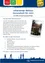 Ein Flyer mit Wandertipps zeigt ein Foto einer Person mit Rucksack auf einem verschneiten Pfad. Es hebt die Bedeutung von Flüssigkeitszufuhr, Snacks und Ausrüstung für das Wandern hervor. Es enthält eine Checkliste der zu packenden Gegenstände. Der Flyer betont die Notwendigkeit einer angemessenen Planung für Wandertouren.