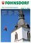 Ein Titelblatt einer Zeitschrift mit einem Foto von zwei Personen, die über einen Kirchturm zippen. Die Zeitschrift heißt 'Das Gemeindemagazin' mit der Ausgabenummer '06 126'. Der Text auf dem Titelblatt ist auf Deutsch.