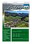 Ein Plakat, das ein Dorf mit einer malerischen Bergkulisse bewirbt. Es enthält eine Telefonnummer und Öffnungszeiten für ein lokales Büro.