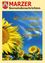 Ein Poster mit Sonnenblumen und blauem Himmel, der Text lautet 'Wir wünschen einen schönen Sommer!' auf Deutsch.