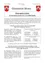 Ein Dokument mit dem Titel 'Gemeinde Information' von der Gemeinderatssitzung vom 05.05.2020, mit einem roten Kreislogo, behandelt den Gemeindehaushalt für 2019, einschließlich Einnahmen und Ausgaben, und einen Vertrag für ein neues Gebäude mit einer jährlichen Gebühr.