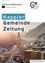 Eine Winterszene mit einer Kirche mit einem Turm, umgeben von schneebedeckten Gebäuden und Bergen im Hintergrund. Der Text 'Kappler Gemeinde Zeitung' ist im oberen Teil des Bildes prominent angezeigt.