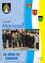 Eine Gruppe von Menschen in Winterkleidung steht vor einem festlich dekorierten Hintergrund. Der Text 'Unser Mariazell' ist prominent angezeigt. Das Bild enthält Logos und den Fotografen-Credit.