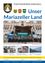 Ein Werbeplakat für Mariazeller Land mit einer Gruppe von Musikern auf der Bühne vor einem großen Gebäude mit verschiedenen Logos und Text darüber.