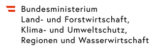 Das Bild zeigt den Namen eines deutschen Ministeriums in schwarzem Text auf weißem Hintergrund. Es steht 'Bundesministerium für Landwirtschaft, Klima- und Umweltschutz, Regionen und Wasserwirtschaft.'