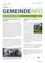Ein Gemeinde-Newsletter mit Fokus auf aktives Engagement und Beteiligung, der eine neue Mobilitätsinitiative und einen Preis für die aktivste Gemeinde 2026 hervorhebt. Das Bild zeigt eine Parkbank und ein Schild.