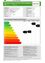 Ein Diagramm, das den spezifischen Referenzheizwärmebedarf, den Primärenergiebedarf, die Kohlendioxidemissionen und den Gesamtenergieeffizienzfaktor unter Standardklimabedingungen zeigt. Das Diagramm enthält Energieeffizienzklassen von A++ bis G.