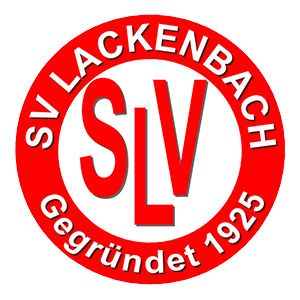 Das rote kreisförmige Logo für SLV, einen Sportverein, gegründet 1925, mit dem Text 'SLV' in fetter roter Schrift und 'Gegründet 1925' darunter in kleinerer roter Schrift.