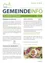 Ein Flyer für Gemeindeinformationen über eine Pflegeberatung und Herbstfasten. Der Flyer enthält Details über die Veranstaltung, einschließlich Datum, Uhrzeit und Ort. Es enthält auch Informationen über die Fastenveranstaltung, einschließlich Datum und Uhrzeit. Der Flyer enthält ein Bild einer Teekanne mit Blumen und Kräutern.