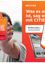 Ein Mann hält ein Smartphone mit einem QR-Code. Die Werbung lautet 'Was es auch ist, sag es uns mit CITIES' und zeigt zwei Bilder von Smartphones mit der CITIES-App-Oberfläche.