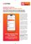 Ein Flyer mit einem Smartphone, das die CITIES-App-Oberfläche zeigt und Optionen zum Melden von Problemen wie defekten Straßenlaternen, blockierten Wegen oder überfüllten Müllbehältern anzeigt. Der Flyer betont die Einfachheit, diese Probleme direkt über die Smartphone-App an die Gemeinde zu melden.