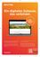 Eine Werbung für eine digitale Startseite zeigt einen Laptop-Bildschirm, der eine Website mit einem Landschaftsbild und Text über eine neue Gemeindewebsite anzeigt. Der Hintergrund ist orange mit weißem Text.
