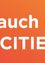 Oranger Hintergrund mit weißem Text, der auf Deutsch 'es auch ist, mit CITIES.' lautet.