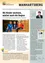 Ein Zeitungsartikel mit einem Mann und einer Gruppe von Kindern, mit einer Überschrift über das Wachstum der Region, während Kinder wachsen. Der Artikel behandelt die Erweiterung des Generationenzentrums (Giz) in der Region Manhartsberg, das Aktivitäten wie Bewegung, Musik und Walderlebnisse für Kinder anbietet.