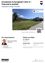 Eine Immobilienanzeige zeigt ein großes grünes Feld mit einem Weg, der zu einem Haus in der Ferne führt. Das Bild enthält einen QR-Code für weitere Informationen und die Details einer Kontaktperson.