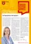 Eine Frau lächelt vor einem gelben und roten Hintergrund mit dem Text 'Burger Meisterin Service' und 'Siegendorf'. Der Text darunter handelt von der Sommersaison und den Aktivitäten der Siegendorfer Gemeinschaft.
