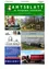 Ein Newsletter der Gemeinde Ernstbrunn mit verschiedenen Bildern und Anzeigen, darunter eine Familie in einem Zelt, ein Zug und ein Polizeiwagen.