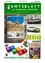 Ein Plakat für den Gemeindebrief von Ernstbrunn, mit einer wandernden Familie, einem grünen Auto und einem Budgetwürfel.