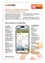 Ein Werbeplakat für die CITY-App, das einen Smartphone-Bildschirm mit der App-Oberfläche, verschiedenen Symbolen und Texten zeigt.