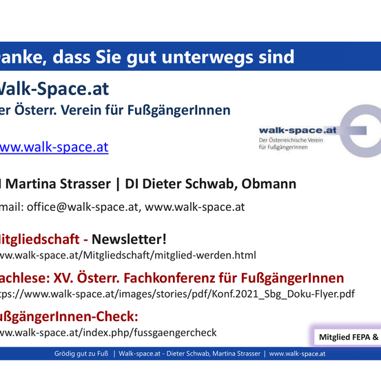 Homepage von Walk-Space.at, einem österreichischen Wanderverein. Kontaktinformationen und Links zu Mitgliedschaft, Veranstaltungen und Ressourcen für Wanderer.