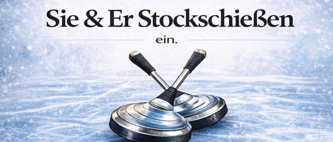 Eine Einladung und Anmeldung für das Eisstockschießen, geplant für Freitag, den 16. Januar. Die Anmeldung beginnt um 18:00 Uhr, und das Spiel startet um 18:30 Uhr in der Eisstock Sportanlage Lassnitzthal. Die Anmeldung erfolgt bei Obmann Horst Wollinger.