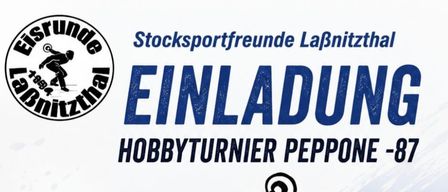 Einladungsposter für ein Hobby-Turnier in LaBnitzthal mit einer Silhouette einer Person, die einen Diskus wirft. Die Veranstaltung umfasst Vorrunden am 28., 29. und 30. September 2026, mit dem Finale am 1. Oktober 2026. Die Teilnahmegebühr beträgt 50 Euro für Vorrunden und 10 Euro für das Finale.
