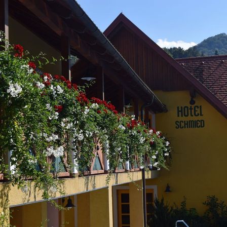 Bild enthält, Building, Hotel, Resort, Housing, Villa, Shelter, Potted Plant, Flower, Neighborhood, Nature