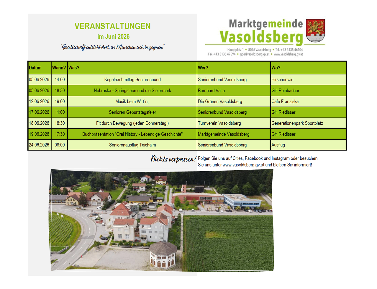 Eventkalender Juni 2026