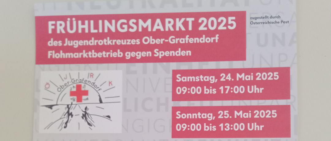 Bild enthält, Advertisement, Poster, Logo, Symbol, First Aid, Red Cross, Text