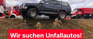 Bild enthält, Advertisement, Machine, Wheel, Poster, Car, Alloy Wheel, Spoke, Tire, Person, Truck