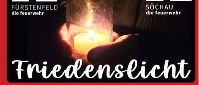 Plakat für eine Wohltätigkeitsveranstaltung. Es zeigt eine Kerze, Leas Foto und Veranstaltungsdetails. Lea, ein 5-jähriges Mädchen, braucht einen speziellen Computer für die Schule. Die Veranstaltung findet am 24. Dezember 2025 von 8:00 bis 12:00 Uhr in der Feuerwehr statt.