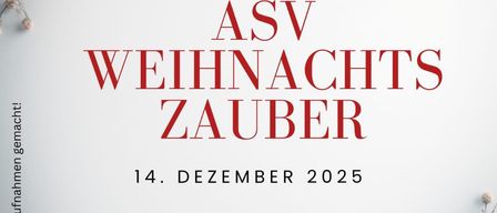 Plakat für Kinderfreunde Statzendorf beim ASV Weihnachtszauber am 14. Dezember 2025. Aktivitäten umfassen Basteln, Kinderspiele, Weihnachtsfilm anschauen, usw. Beginn um 16 Uhr in der Fladnitztal Arena auf Sportplatz 1, 3125 Statzendorf.