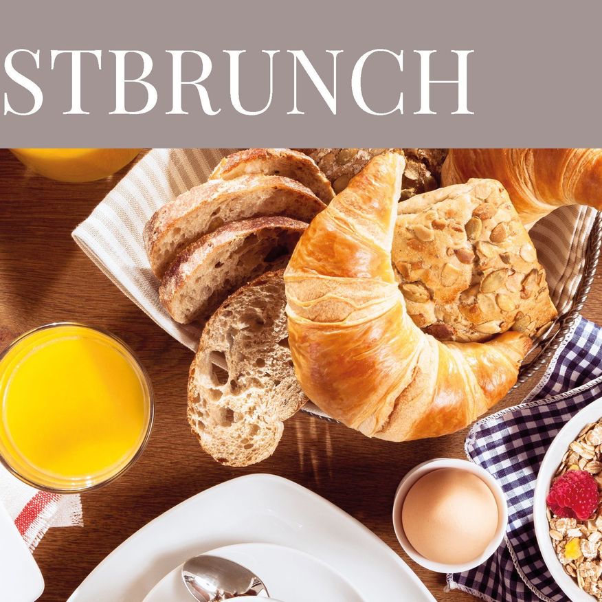 Bild enthält, Brunch, Food, Breakfast, Bread, Plate