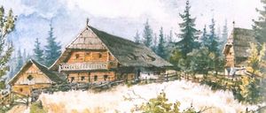 Bild enthält, Architecture, Building, Cottage, House, Housing, Nature, Outdoors, Cabin