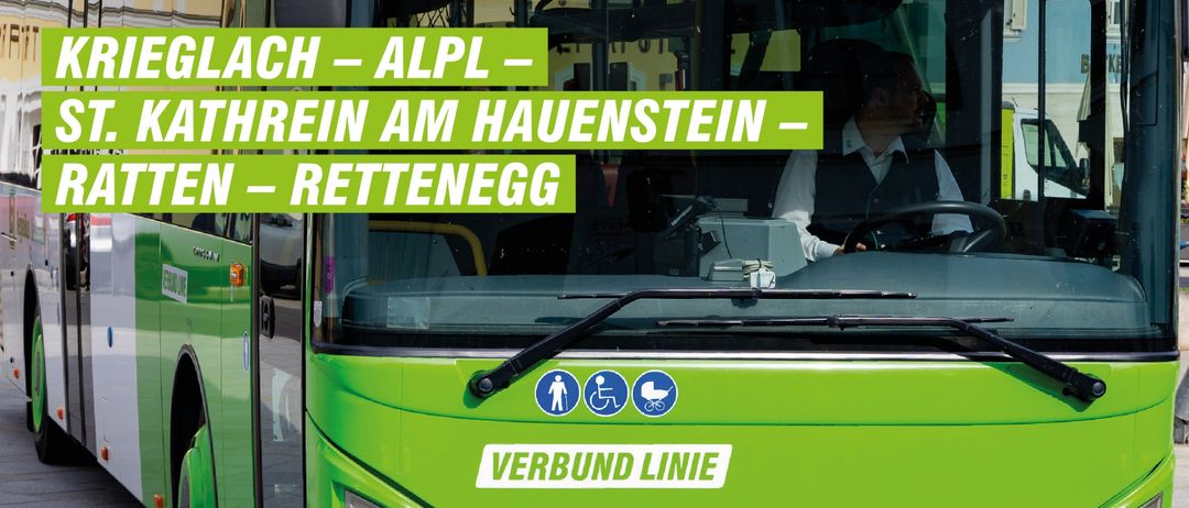 Am 03.07.2023 startet die neue Regiobus-Linie 186, die von Krieglach nach Rettenbach fährt. Die Linie verkehrt an Samstagen, Sonntagen und Feiertagen vom 05.07. bis 02.11.2025.
