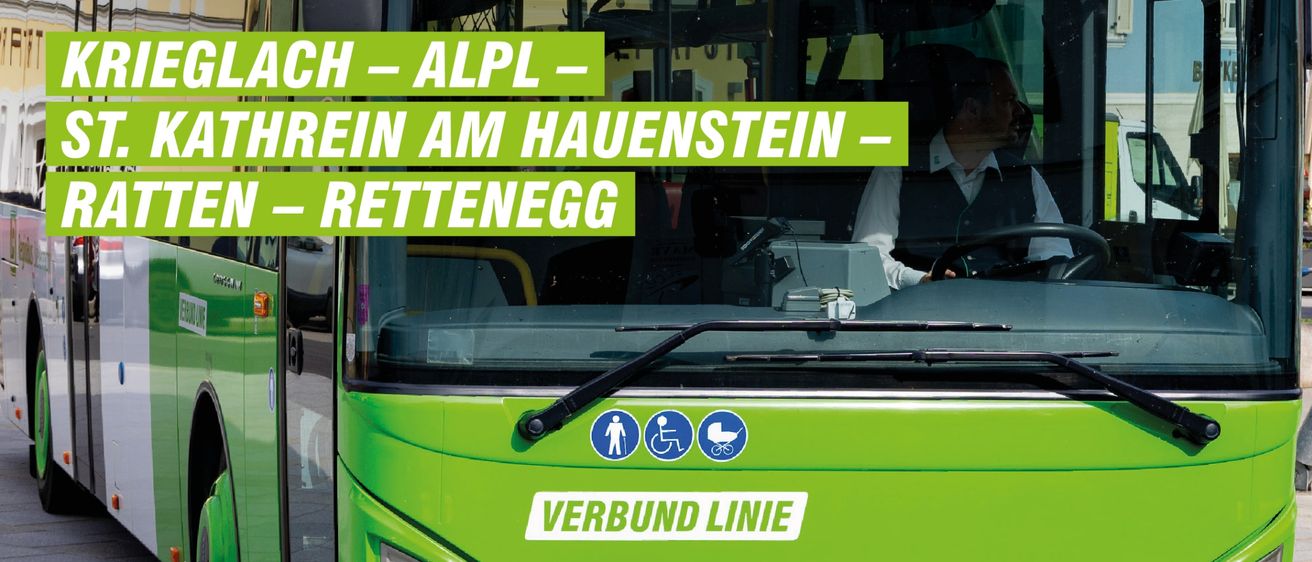 Am 03.07.2023 startet die neue Regiobus-Linie 186, die von Krieglach nach Rettenbach fährt. Die Linie verkehrt an Samstagen, Sonntagen und Feiertagen vom 05.07. bis 02.11.2025.